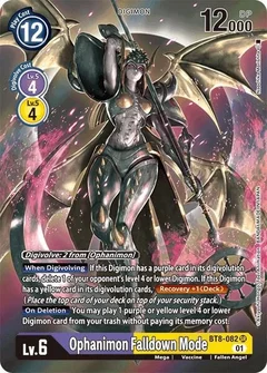 Ophanimon Falldown Mode (Alternate Art) BT8-082 SR