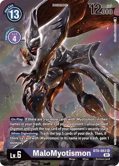 MaloMyotismon (Alternate Art) BT8-083 SR
