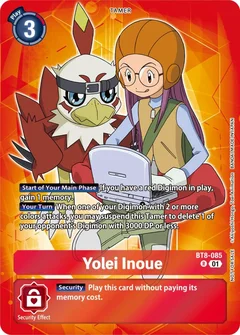 Yolei Inoue (Tamer Party Pack -The Beginning-) BT8-085 R