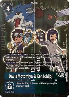 Davis Motomiya & Ken Ichijoji (Super Complete Selection Daisuke ver.) BT8-088 R