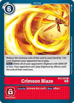 Crimson Blaze BT8-097 U