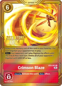 Crimson Blaze (2023 Store Top 4) BT8-097 U