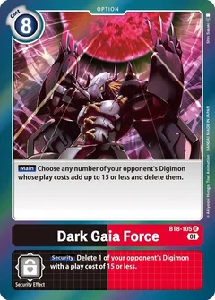 Dark Gaia Force BT8-105 R