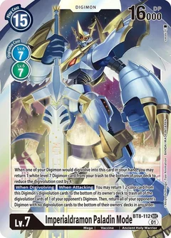 Imperialdramon Paladin Mode BT8-112 SEC