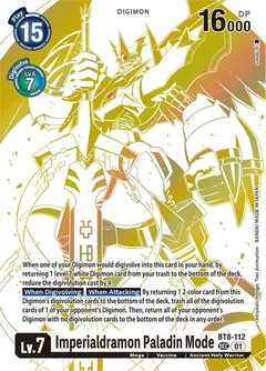 Imperialdramon Paladin Mode (Blast Ace Special Edition) BT8-112 SEC
