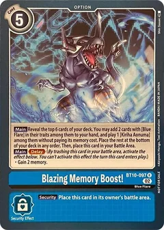 Blazing Memory Boost! BT10-097 R