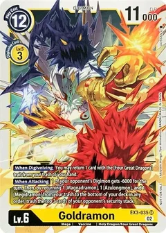 Goldramon EX3-035 SR