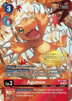 Agumon (Championship 2024 Tamers Pack) BT17-007 R