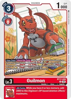 Guilmon BT17-008 U