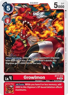 Growlmon BT17-010 C