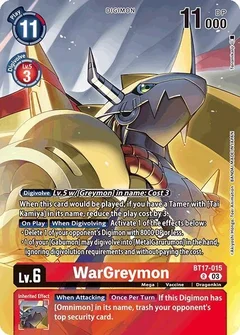 WarGreymon (Omnimon Binder Set) BT17-015 R