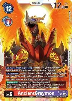 AncientGreymon BT17-017 SR