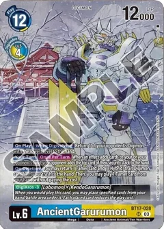 AncientGarurumon (Tamer's Selection Box Ver. Championship 2024) BT17-028 SR