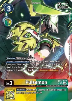 Pulsemon (Alternate Art) BT17-030 SR