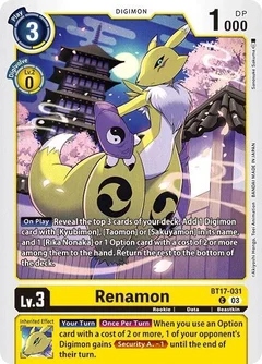 Renamon BT17-031 C