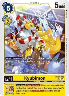 Kyubimon BT17-032 C