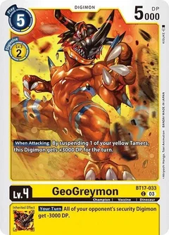GeoGreymon BT17-033 C