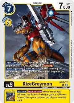 RizeGreymon BT17-037 C