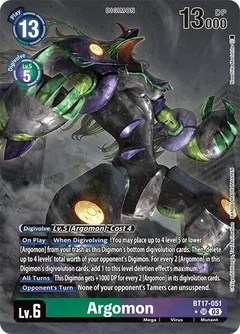 Argomon - BT17-051 (Alternate Art) BT17-051 SR