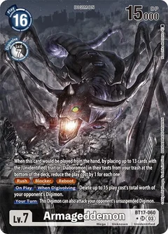 Armageddemon (Alternate Art) BT17-060 SR