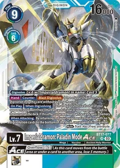 Imperialdramon: Paladin Mode ACE BT17-077 SR