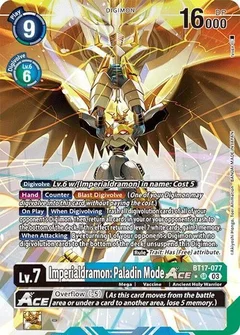 Imperialdramon: Paladin Mode ACE (Alternate Art) BT17-077 SR