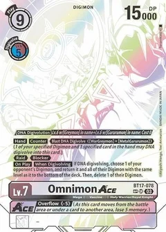 Omnimon ACE (Textured) BT17-078 SR