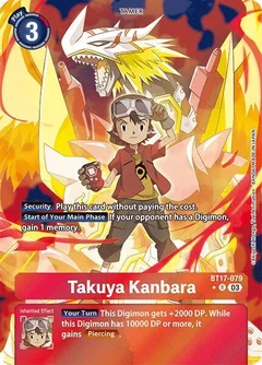 Takuya Kanbara (Alternate Art) BT17-079 R
