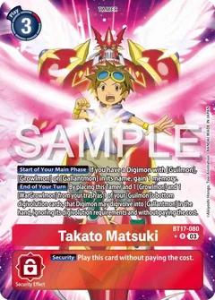 Takato Matsuki (Alternate Art) BT17-080 R