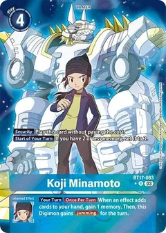 Koji Minamoto (Alternate Art) BT17-083 R