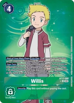 Willis (Box Promotion Pack: Secret Crisis) BT17-088 U