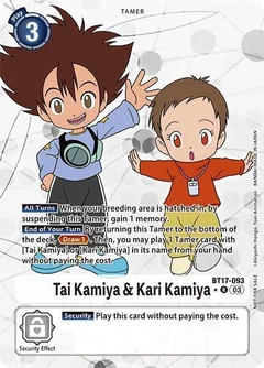 Tai Kamiya & Kari Kamiya (Box Promotion Pack: Secret Crisis) BT17-093 R