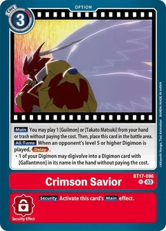 Crimson Savior BT17-096 U