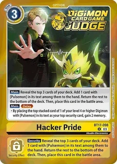Hacker Pride (Judge Pack 6) BT17-098 U