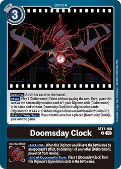 Doomsday Clock BT17-100 U