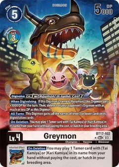 Greymon (Alternate Art) BT17-102 SEC