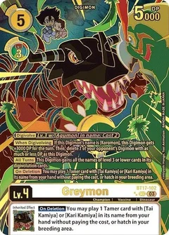 Greymon (Left) (Textured) BT17-102 SEC