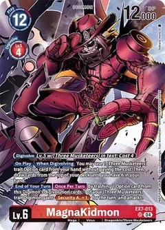 MagnaKidmon (Alternate Art) (Box Topper) EX7-013 SR