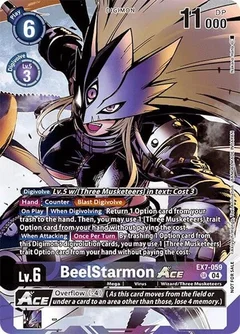 BeelStarmon ACE (Alternate Art) (Box Topper) EX7-059 SR