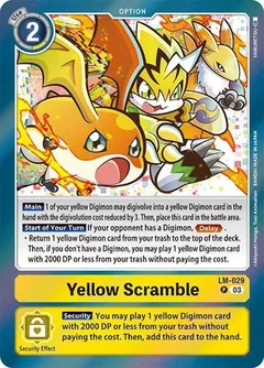 Yellow Scramble LM-029 P