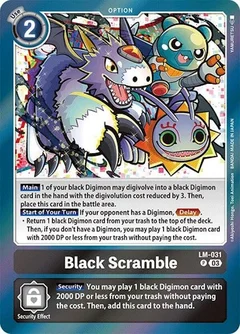Black Scramble LM-031 P
