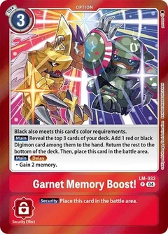 Garnet Memory Boost! LM-033 P