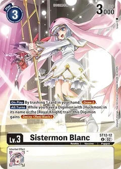 Sistermon Blanc (Alternate Art) ST12-12 U