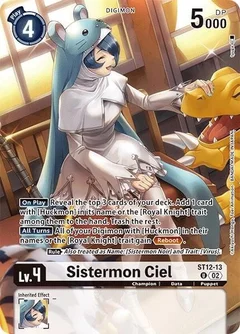 Sistermon Ciel (Alternate Art) ST12-13 U