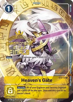 Heaven's Gate (2021 Championship Finals Tamer's Evolution Pack) ST3-13 C