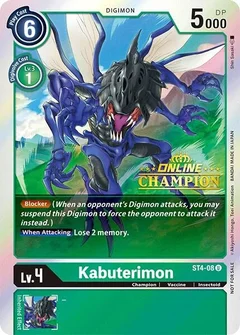 Kabuterimon - ST4-08 (2021 Championship Online Regional) [Online Champion] ST4-08 U