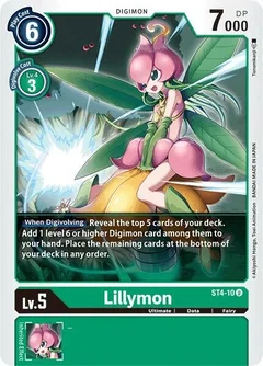 Lillymon ST4-10 U