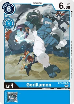 Gorillamon - BT1-037 (Alternate Art) BT1-037 C
