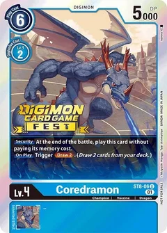 Coredramon (Digimon Card Game Fest 2022) ST8-06 U