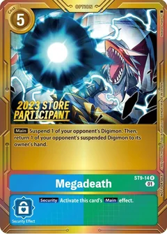 Megadeath (2023 Store Participant) ST9-14 R